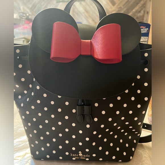 Kate Spade New York x Disney Minnie Mouse Backpack polka dot, Collectible. - Picture 1 of 6